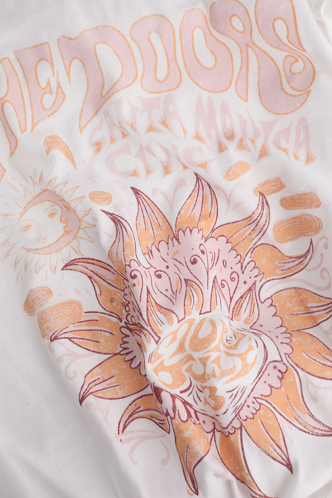 Flower Print Hem Knotted Short Sleeve T-Shirt - Image 10