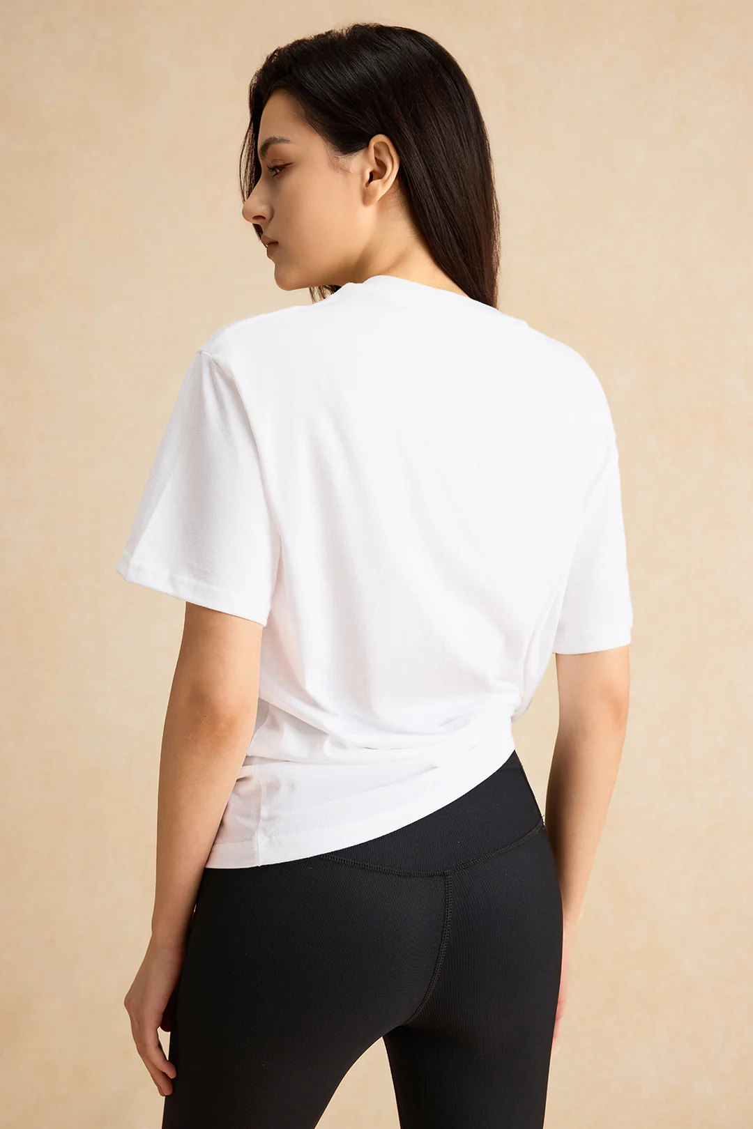 Letter Print Round Neck Short Sleeve T-Shirt - Image 9