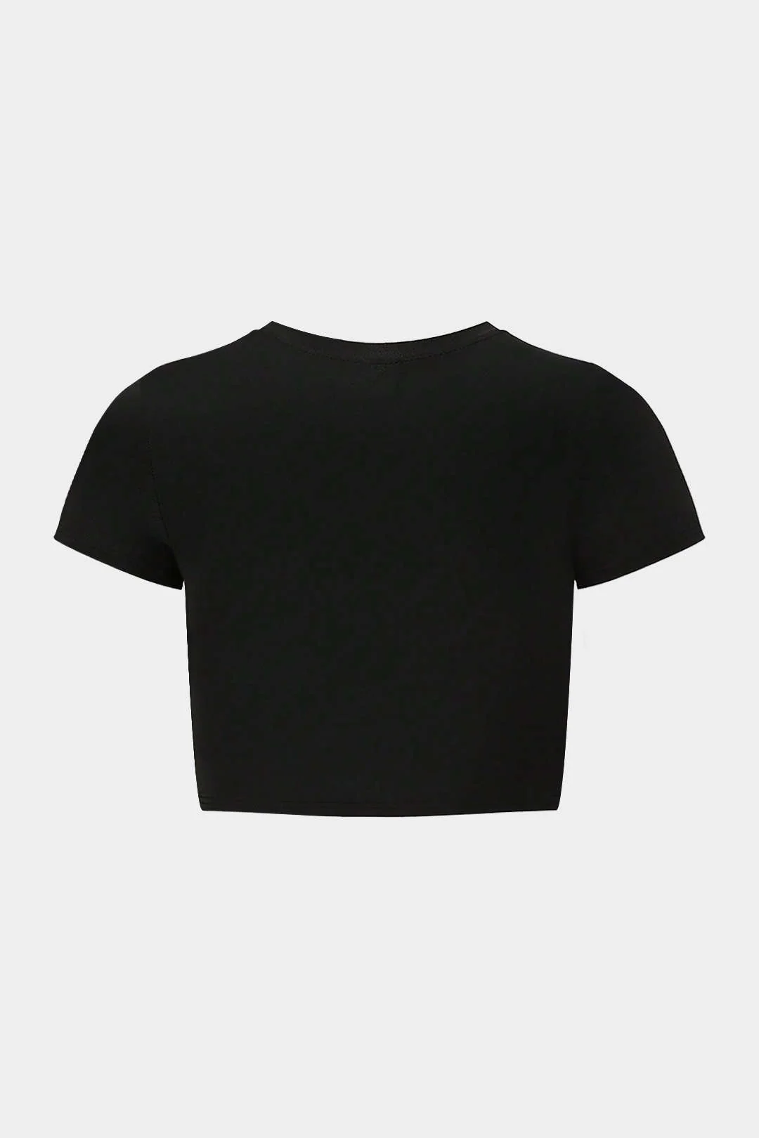 Plus Size Letter Print Short Sleeve T-Shirt - Image 2