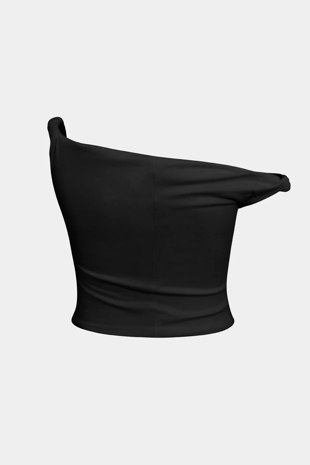 Plus Size Asymmetrical Twist Knot T-Shirt - Image 6