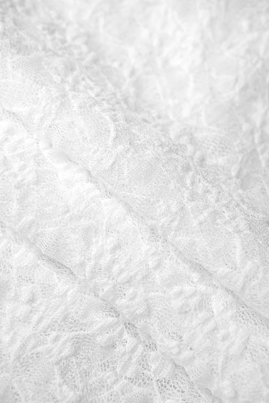 Lace V-Neck Hollow Out Short Sleeve T-Shirt - Image 4
