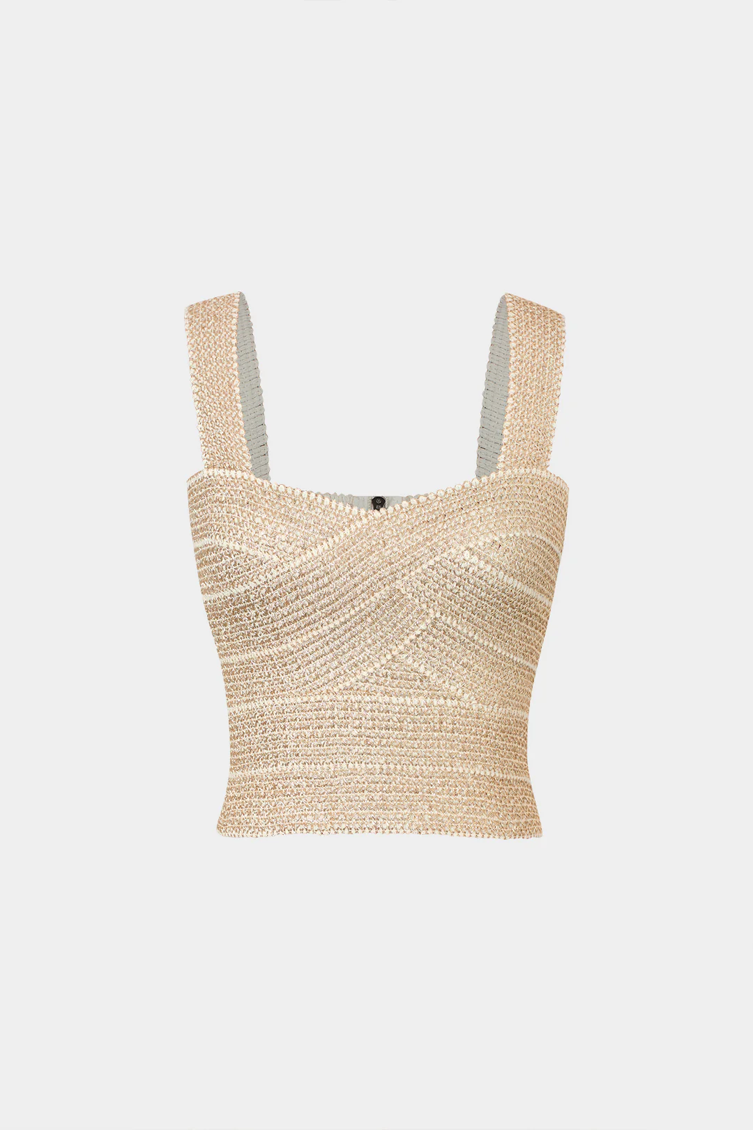 Zip Back Crop Bandage Tank Top - Image 4
