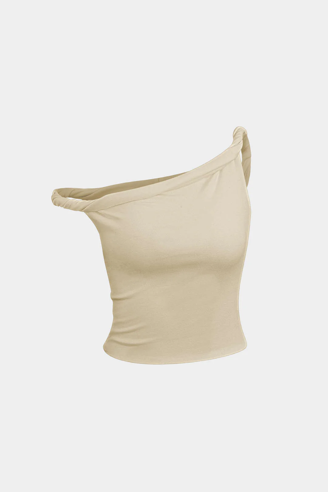 Basic Asymmetrical Twist Sleeveless Top - Image 10