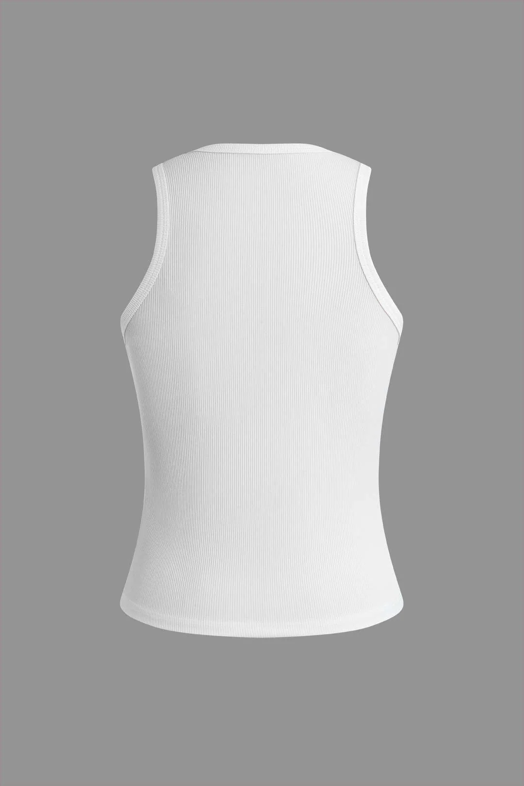 Embellished Ruched Tank Top - Image 2