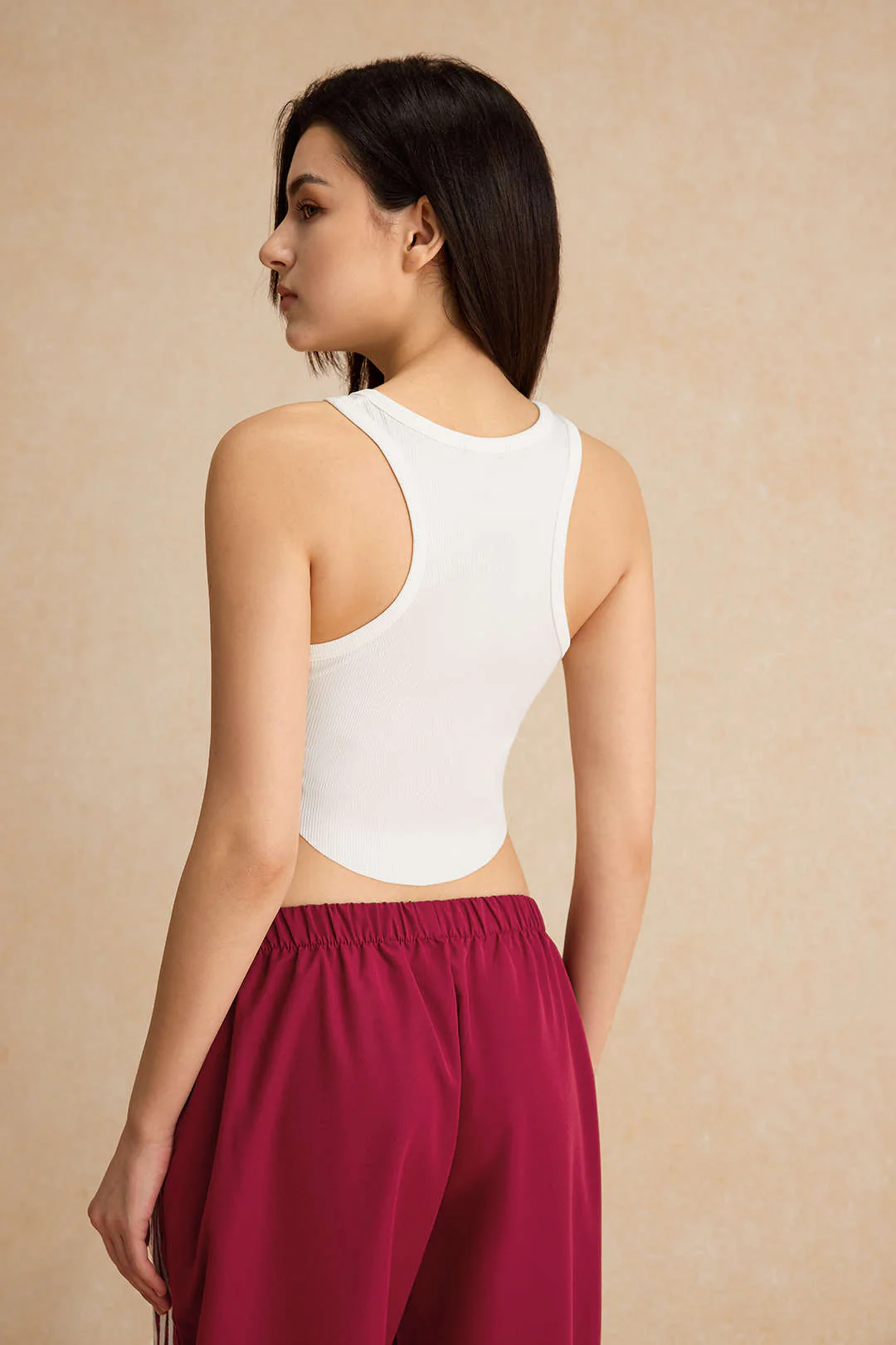 Letter Print Crop Tank Top - Image 7
