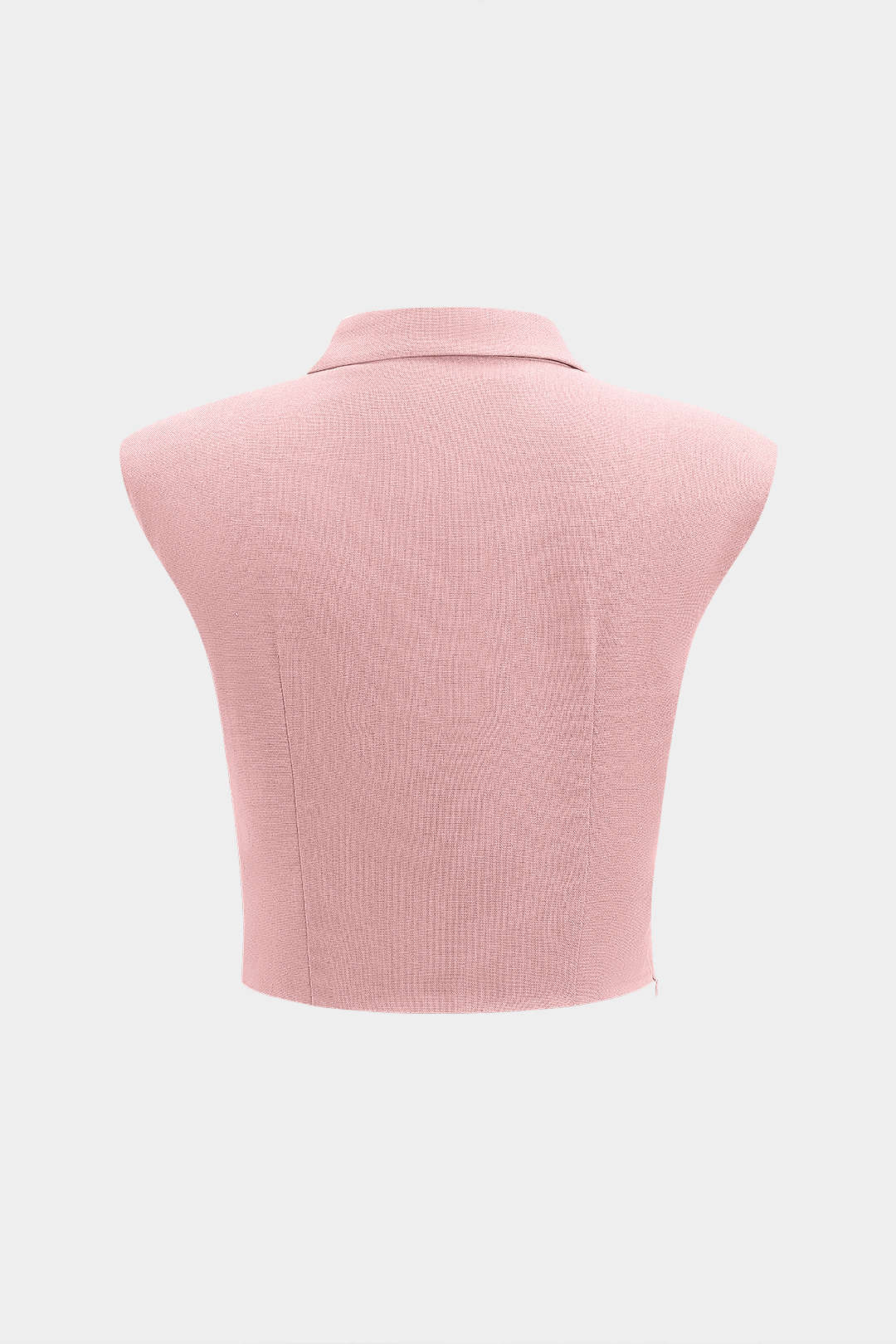 Linen Crossed Ruched Tank Top - Image 11