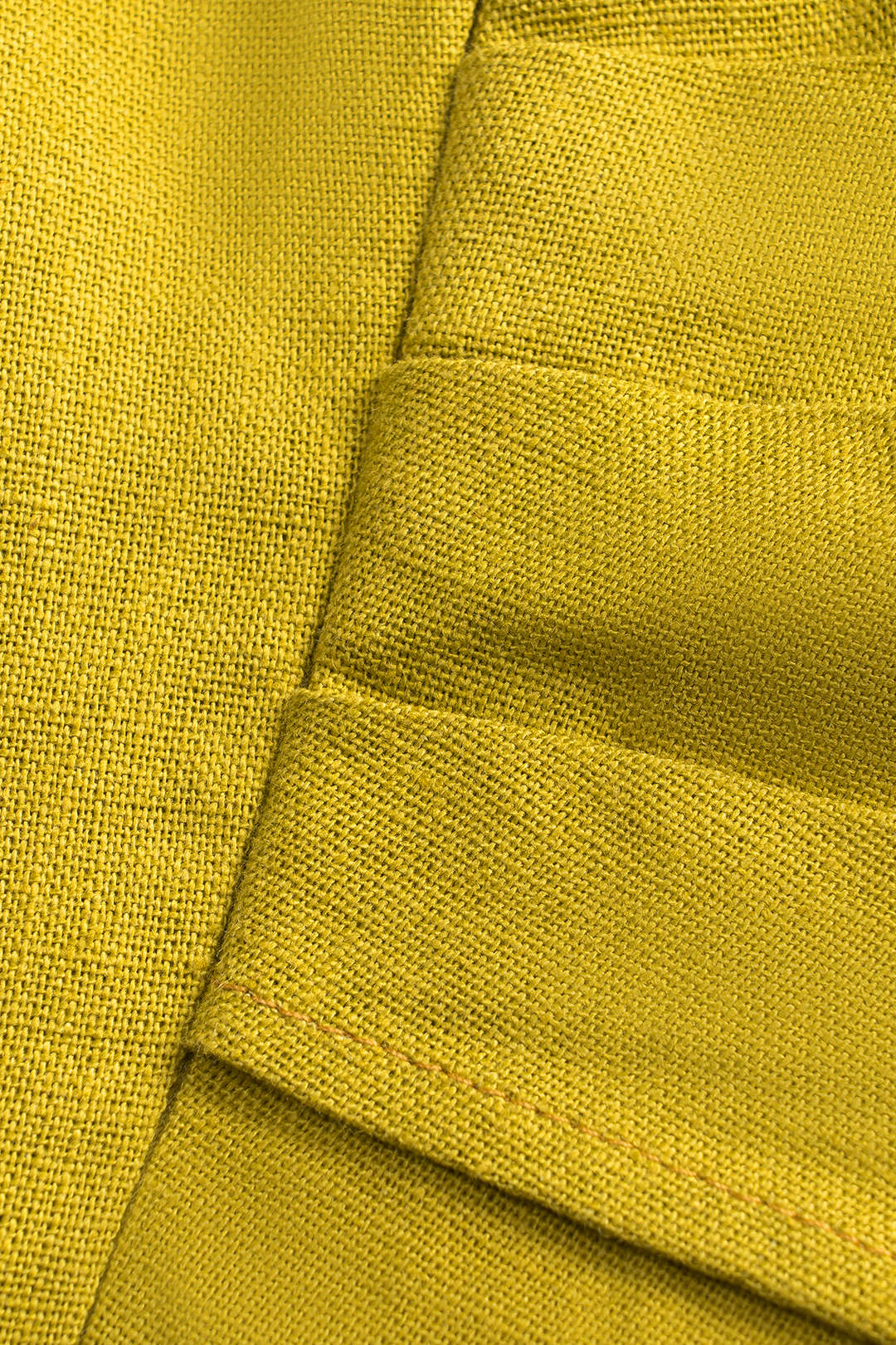 Linen Crossed Ruched Tank Top - Image 5