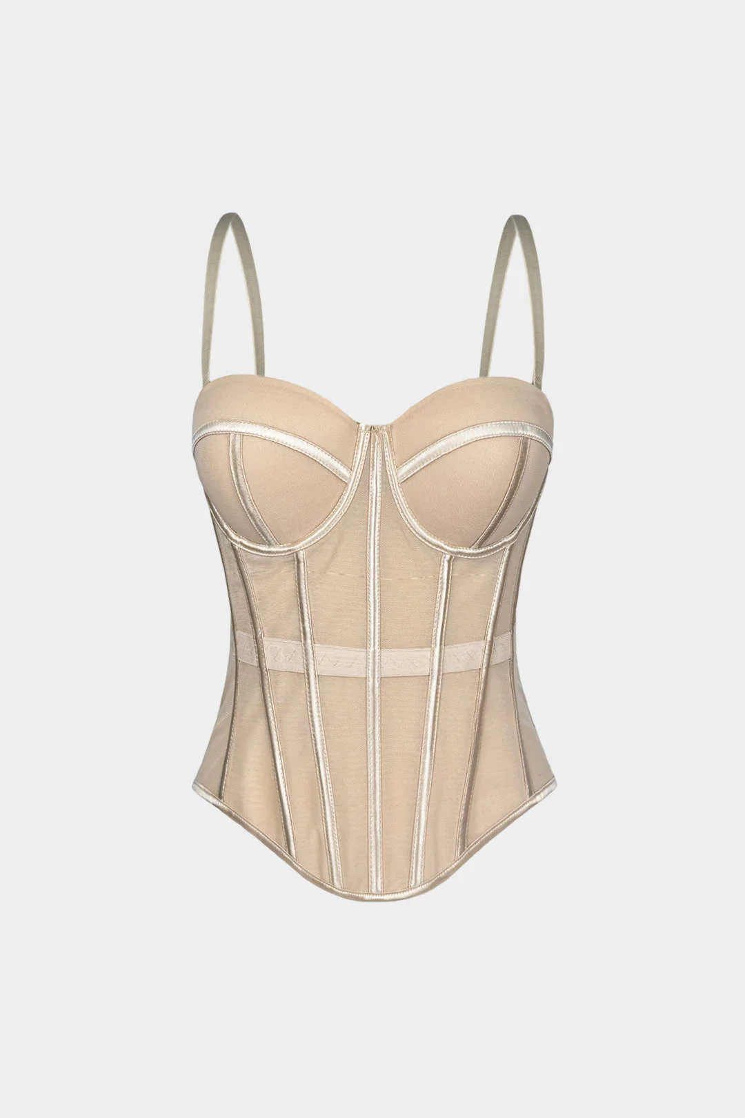 Mesh Bustier Corset Slip Cami Top - Image 13