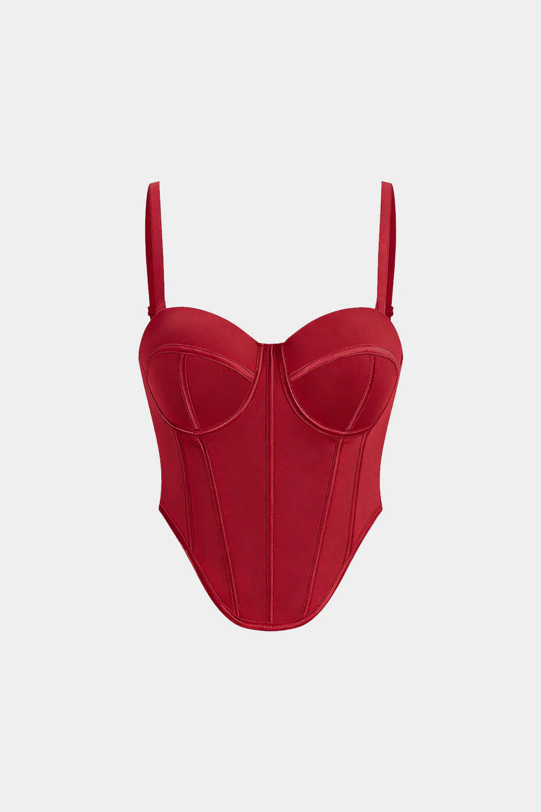Solid Corset Buckle Cami Top - Image 7