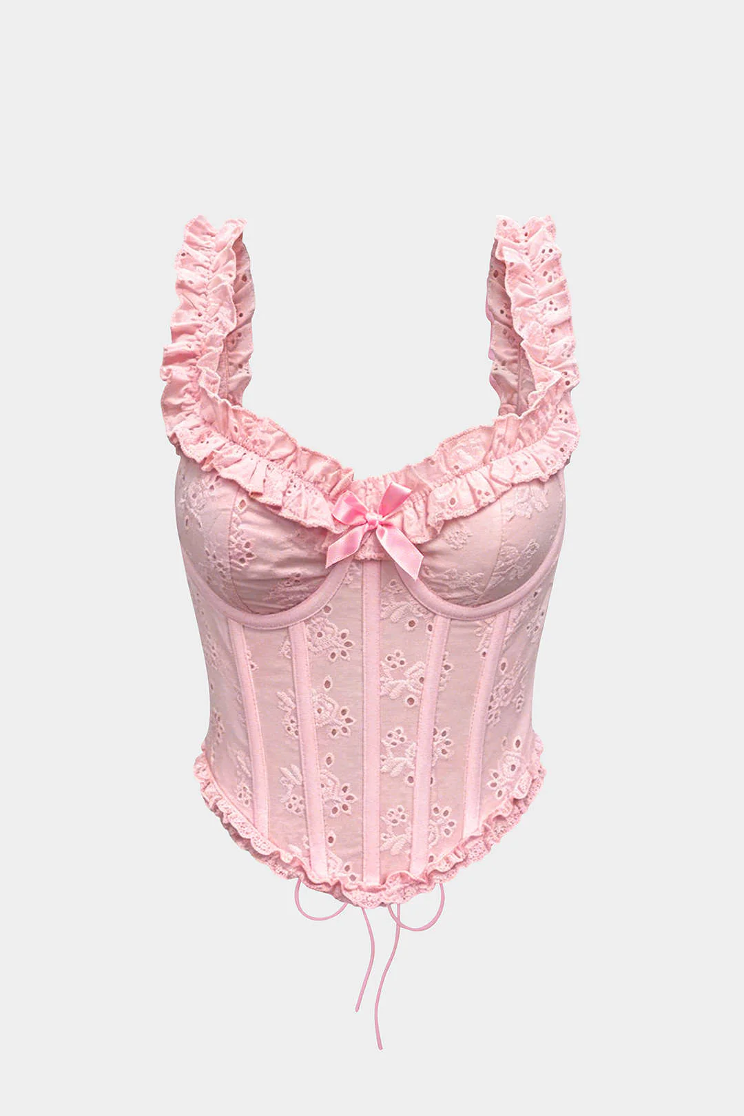 Scallop Edge Corset Cami Top - Image 8