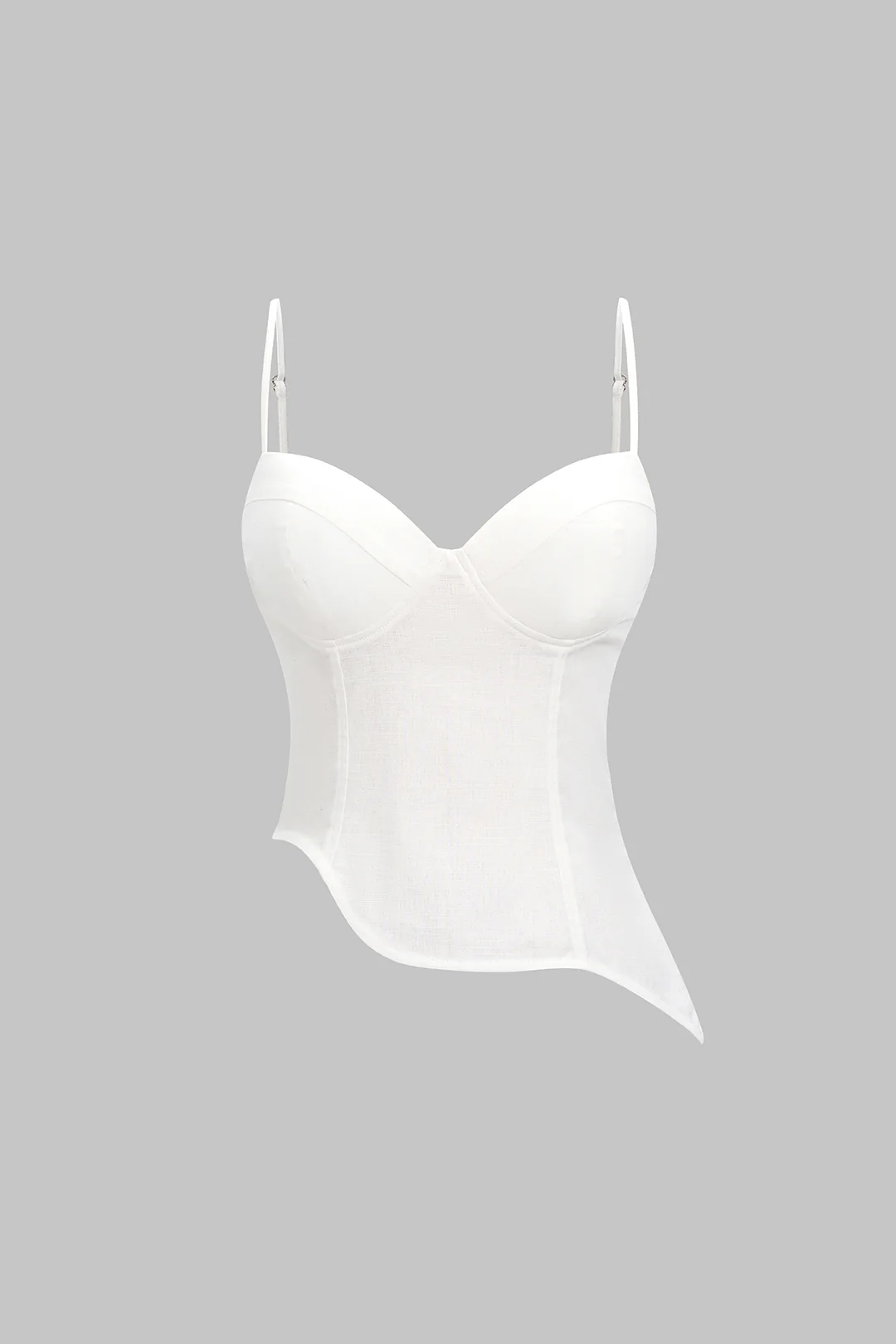 Linen Asymmetrical Cami Top