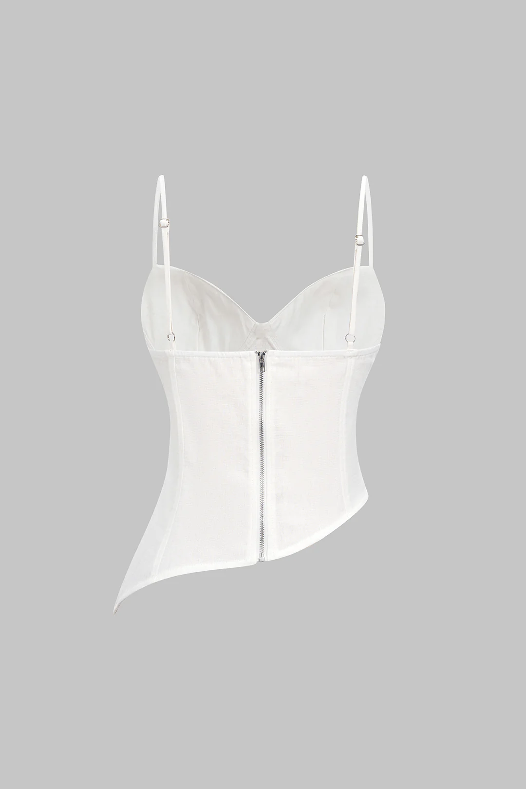Linen Asymmetrical Cami Top - Image 2