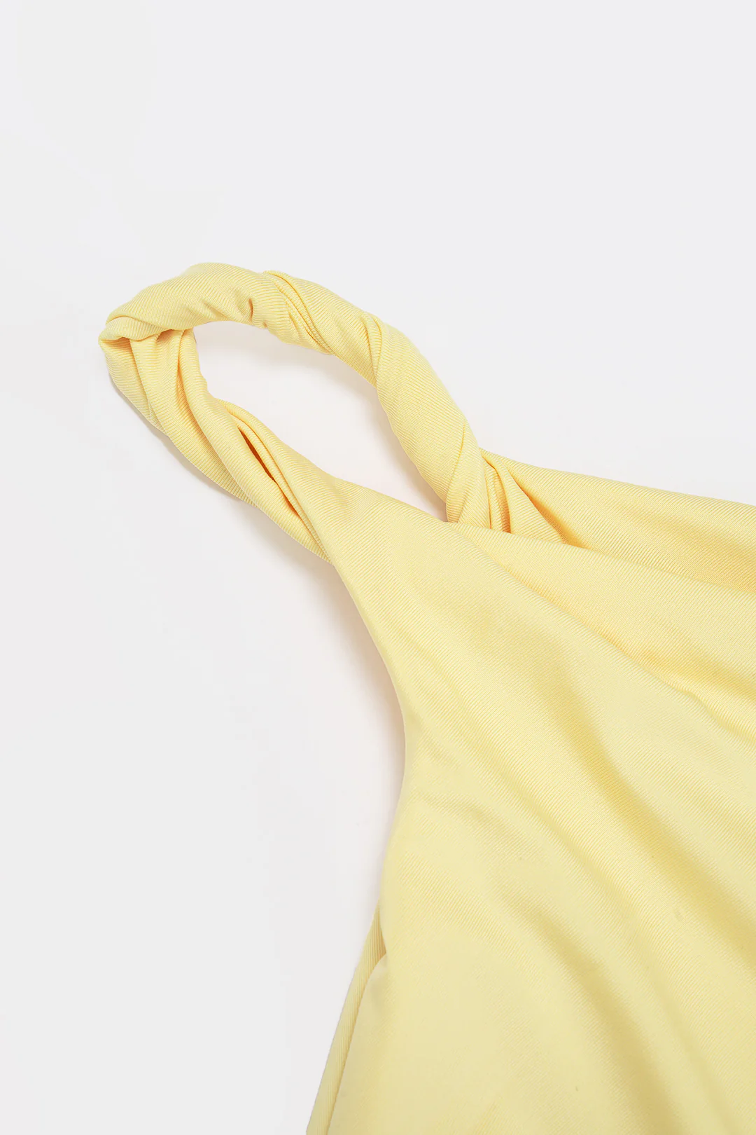 Asymmetric One Shoulder Twist Knot Tank Top - Image 3