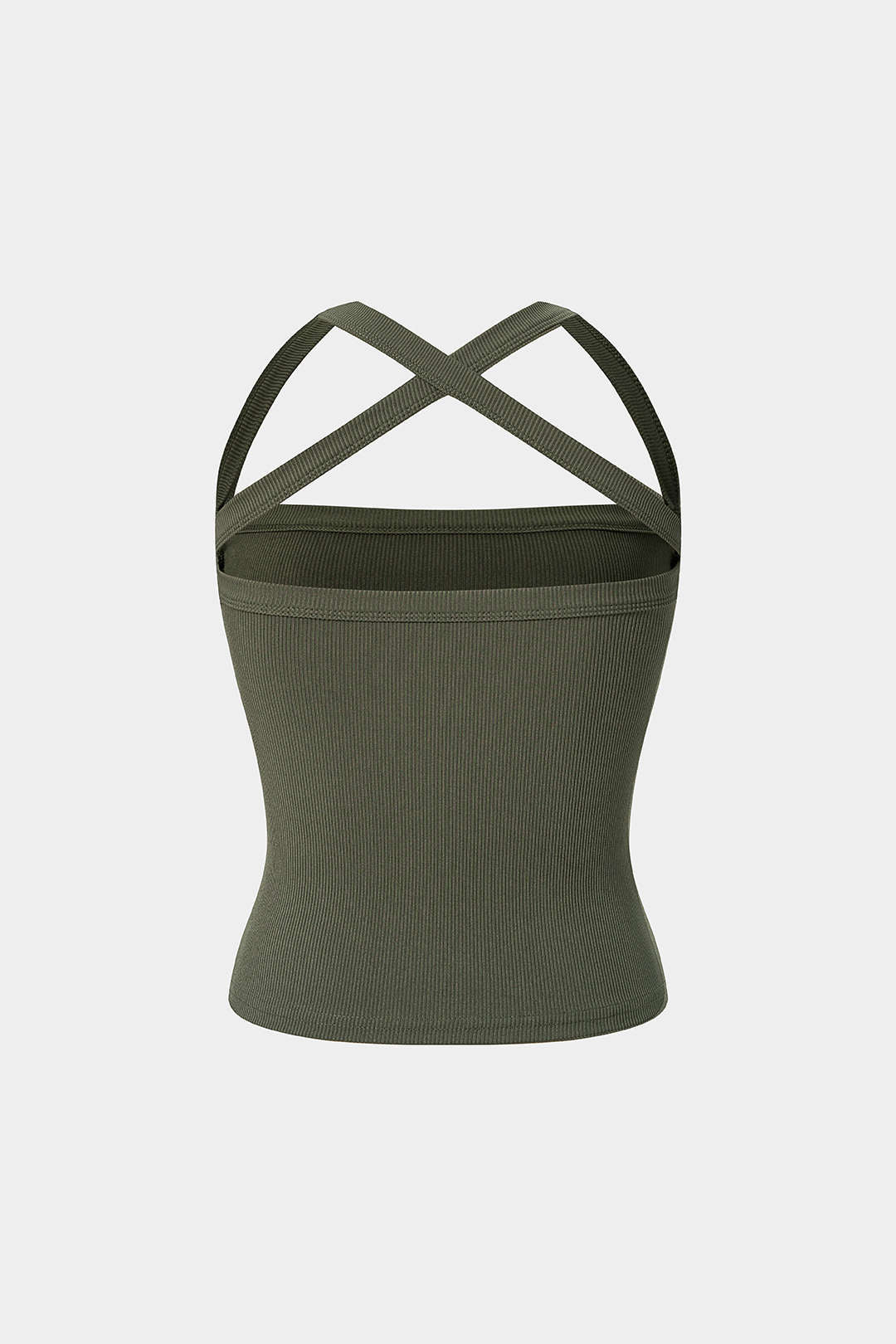 Solid Crossed Cami Top - Image 4