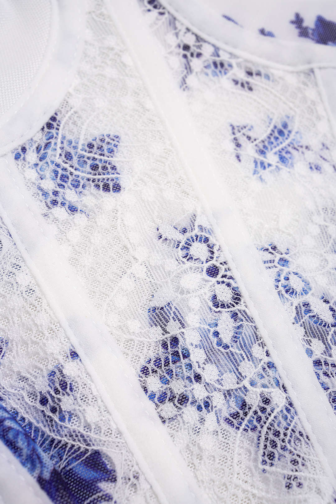 Floral Print Mesh Cami Top - Image 5