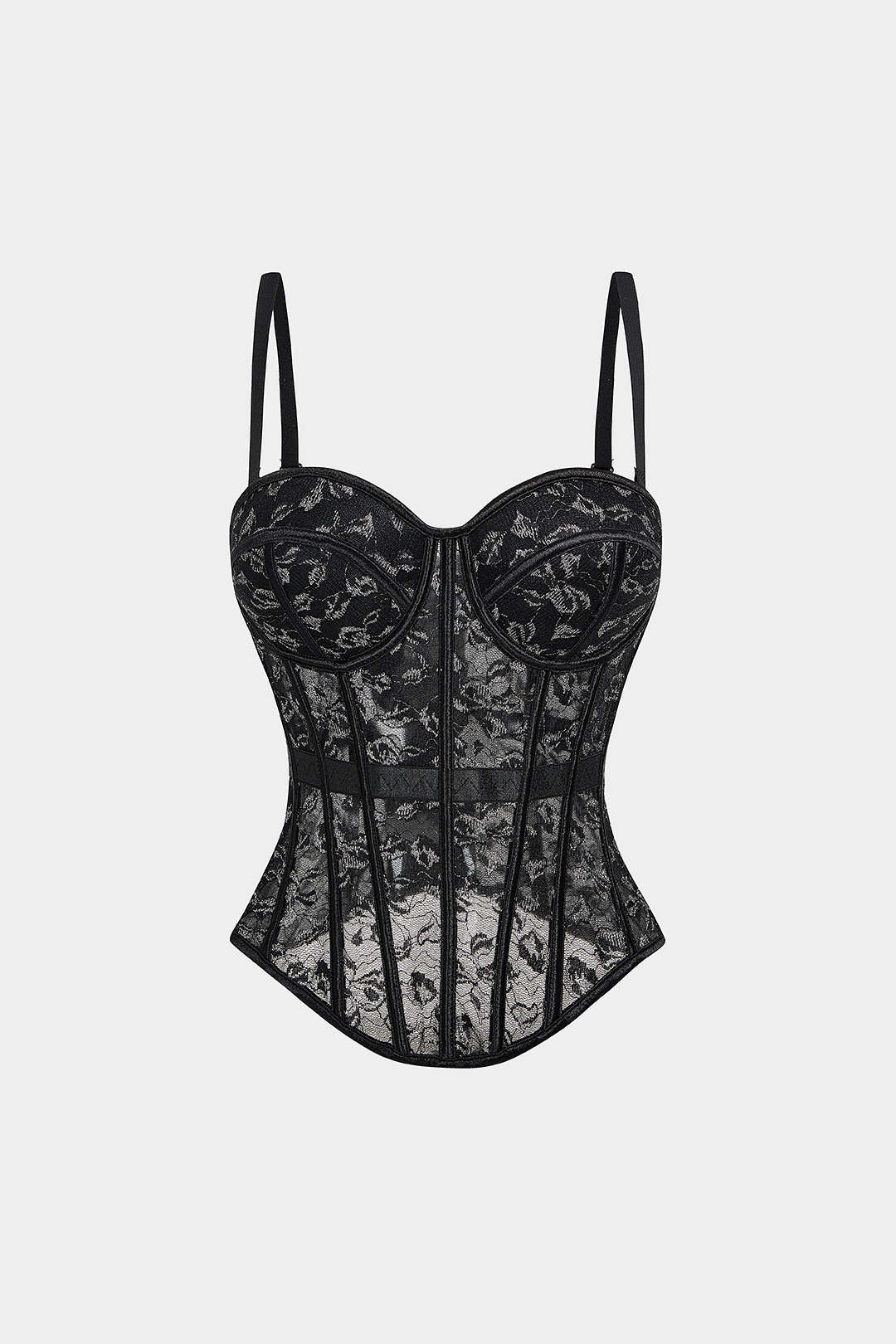 Lace Corset Buckle Cami Top - Image 5