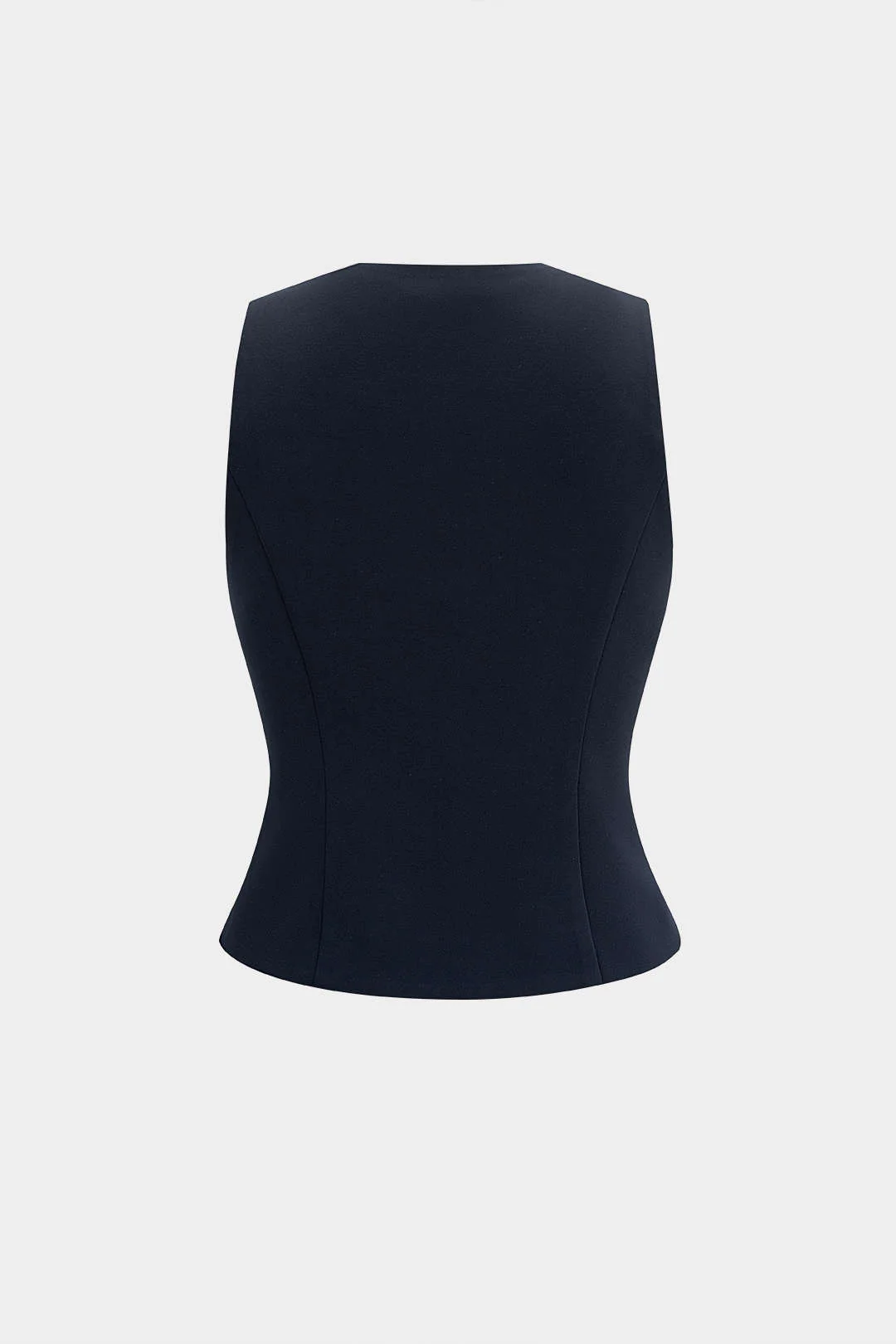 Deep V-Neck Buckle Tank Top - Image 2
