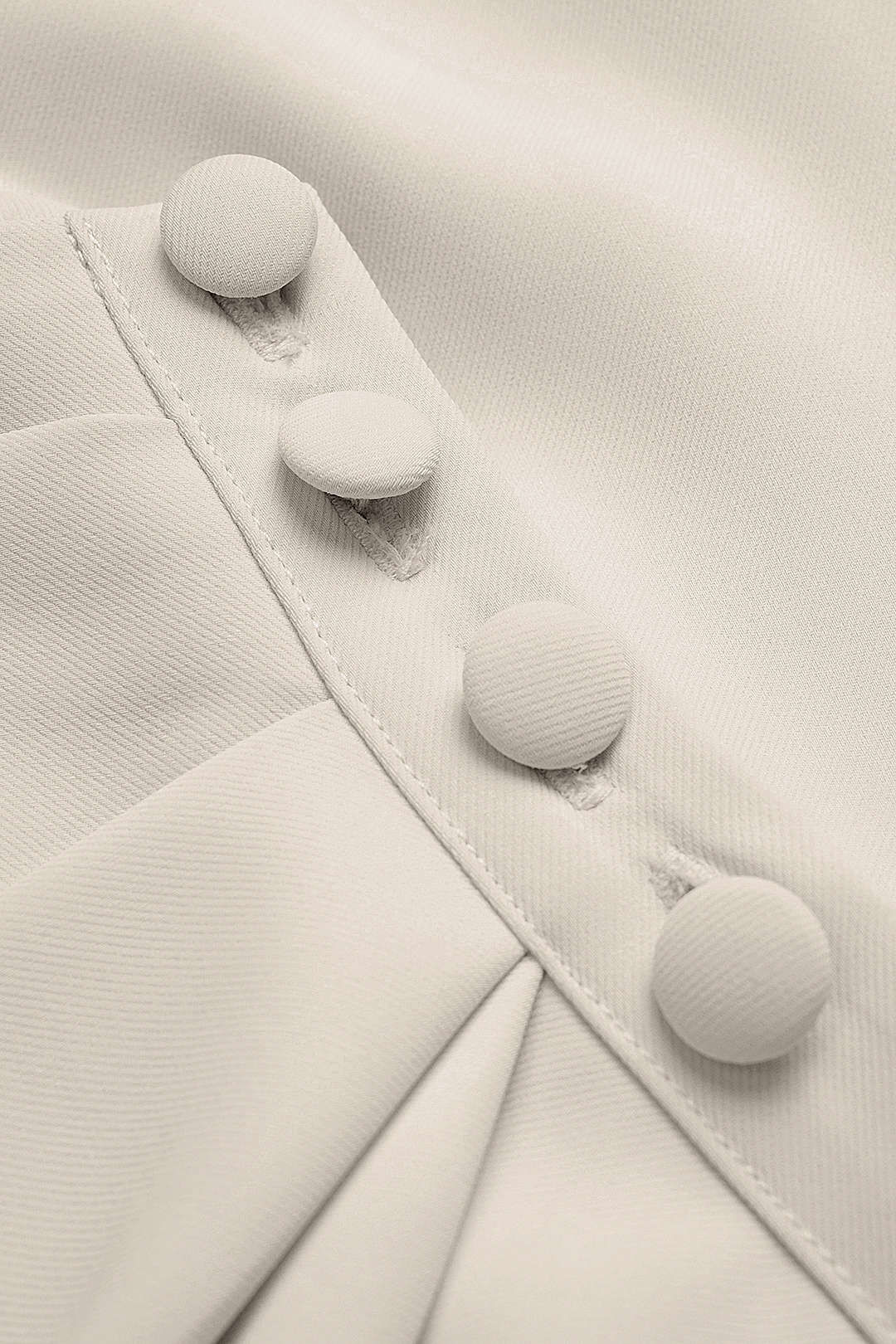 V-Neck Button Ruched Tank Top - Image 4