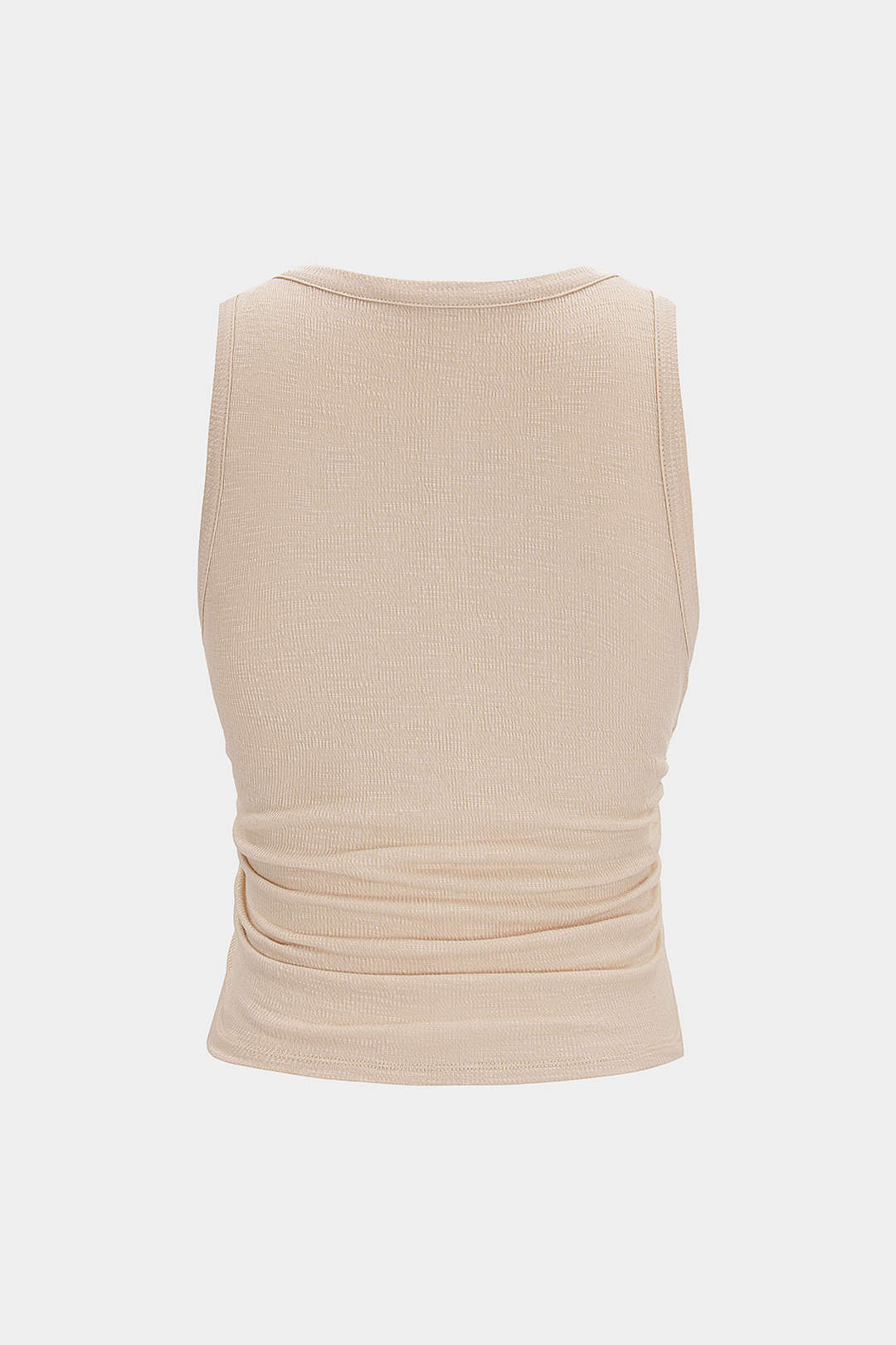 Round Neck Knotted Tank Top - Image 2