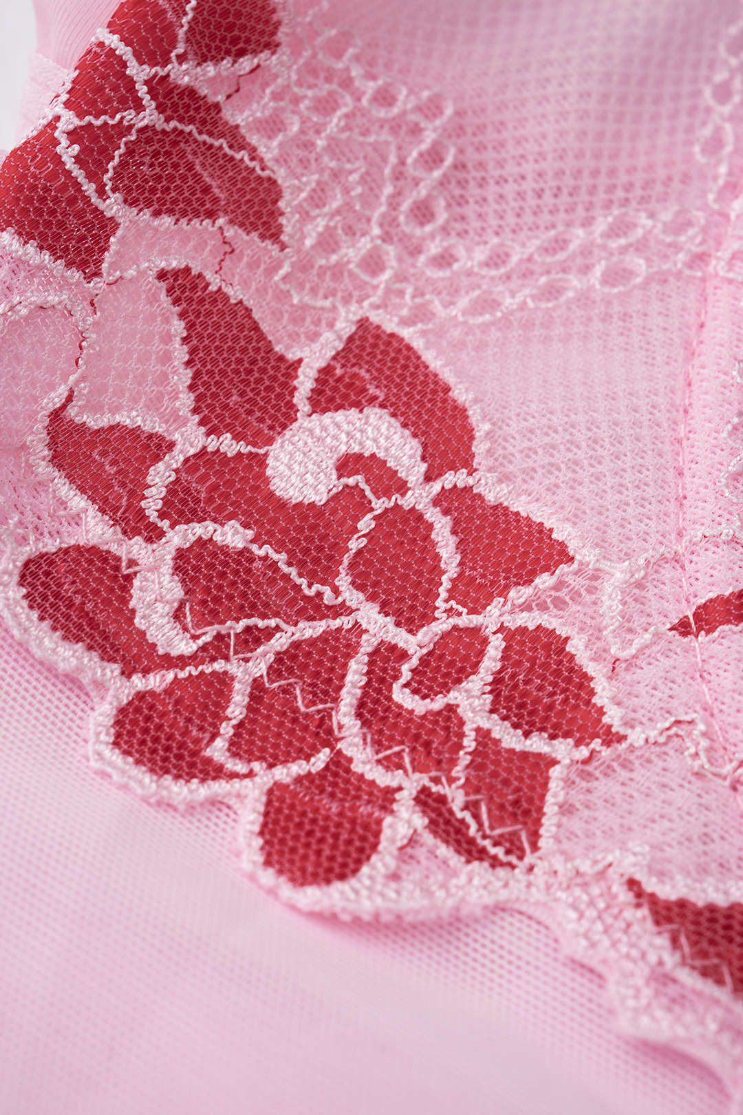 Floral Lace Patchwork Mesh Cami Top - Image 3