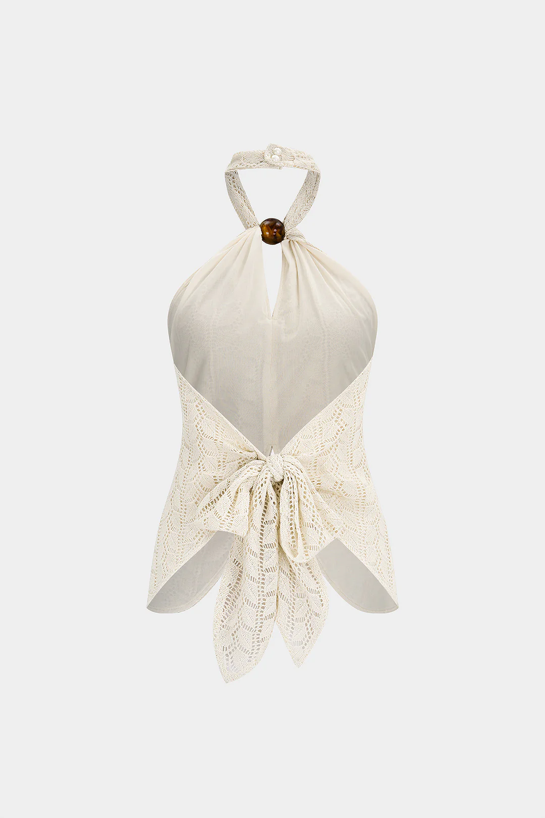 Hollow Out Backless Tie Back Tank Top - Image 6