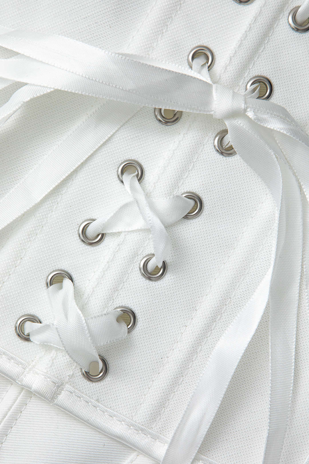 V-Hem Tie Back Corset Top - Image 3