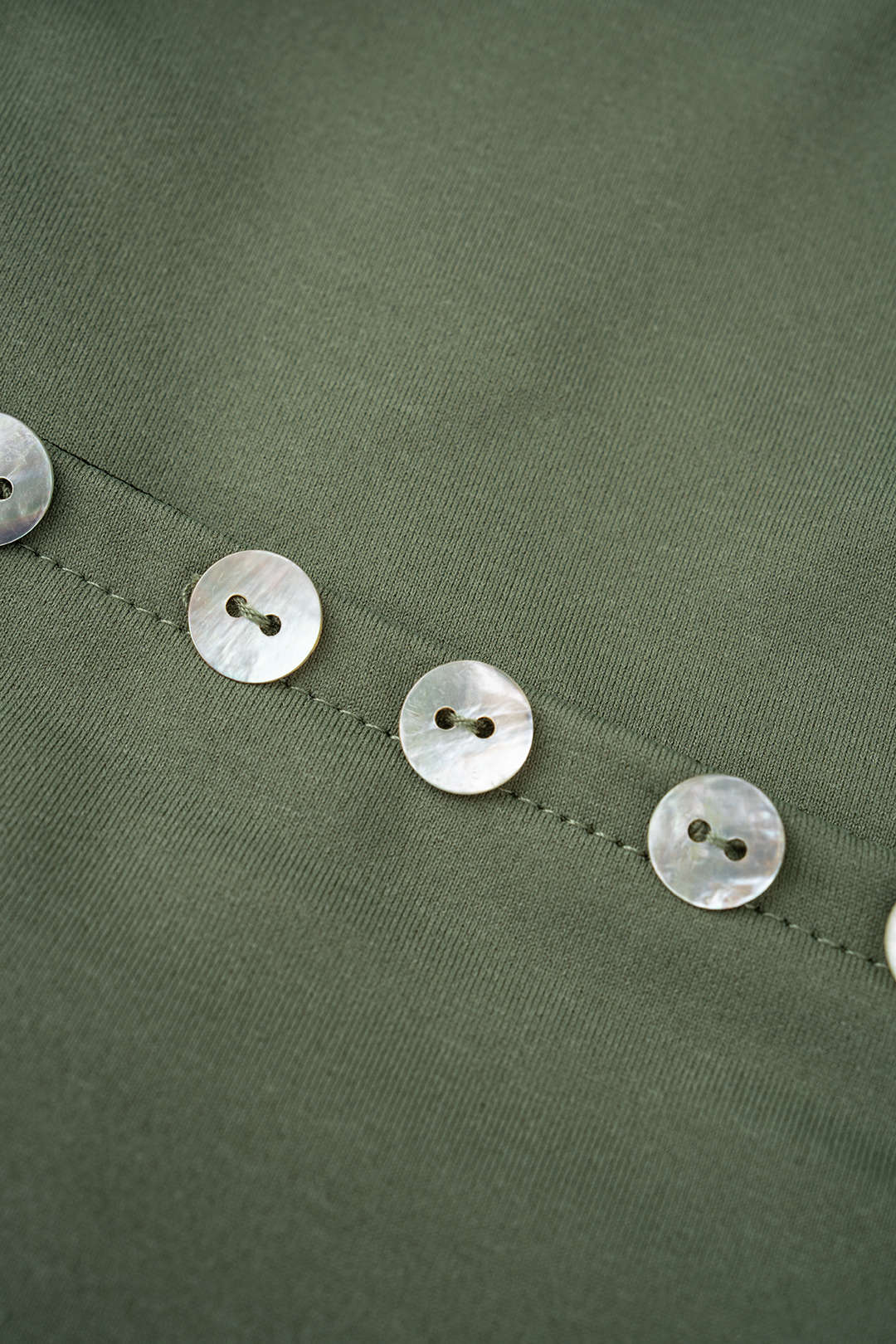 Ruched Button Tube Top - Image 3