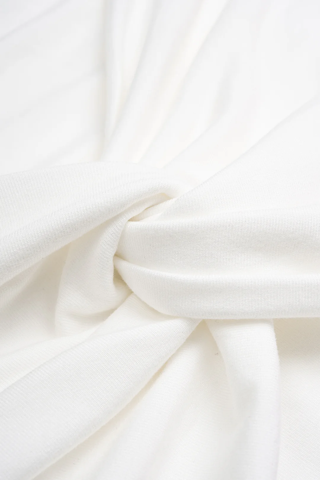 Solid Twist Knot Off-Shoulder Top - Image 3