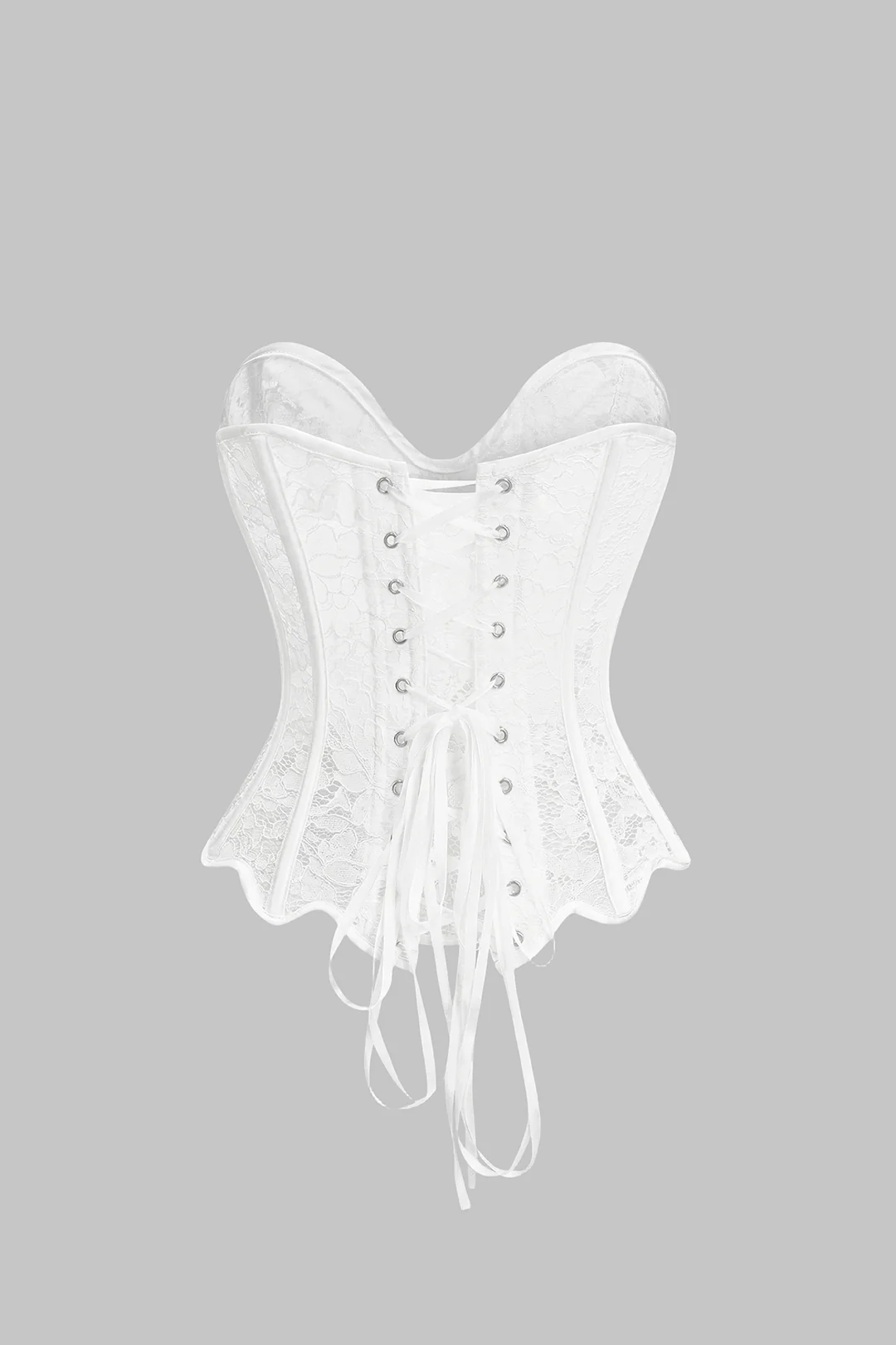 Lace Tie Back Tube Top - Image 2