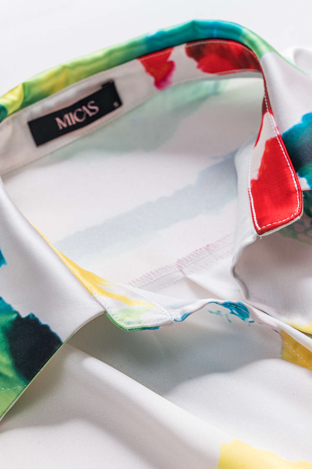 Satin Ruched Tie Front Short-Sleeve Shirt - Image 4