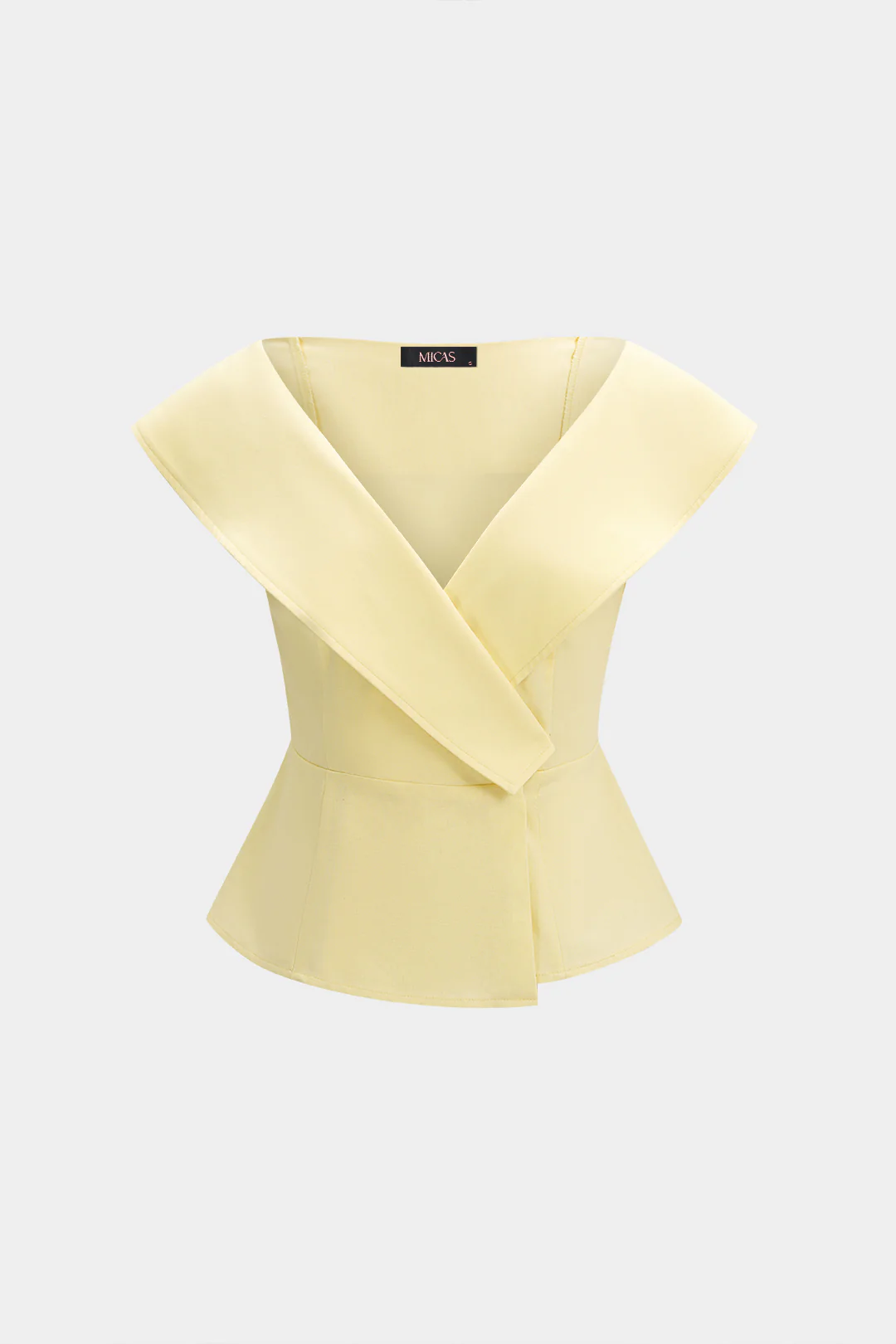 Linen V-Neck Short-Sleeve Shirt