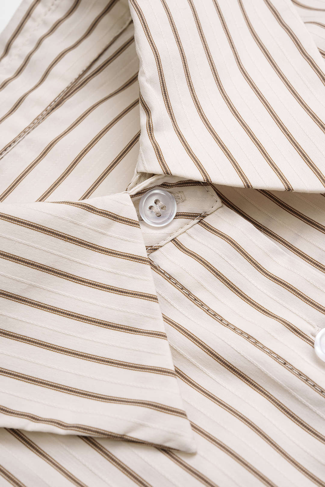 Stripes Print Tie Front Short-Sleeve Shirt - Image 3