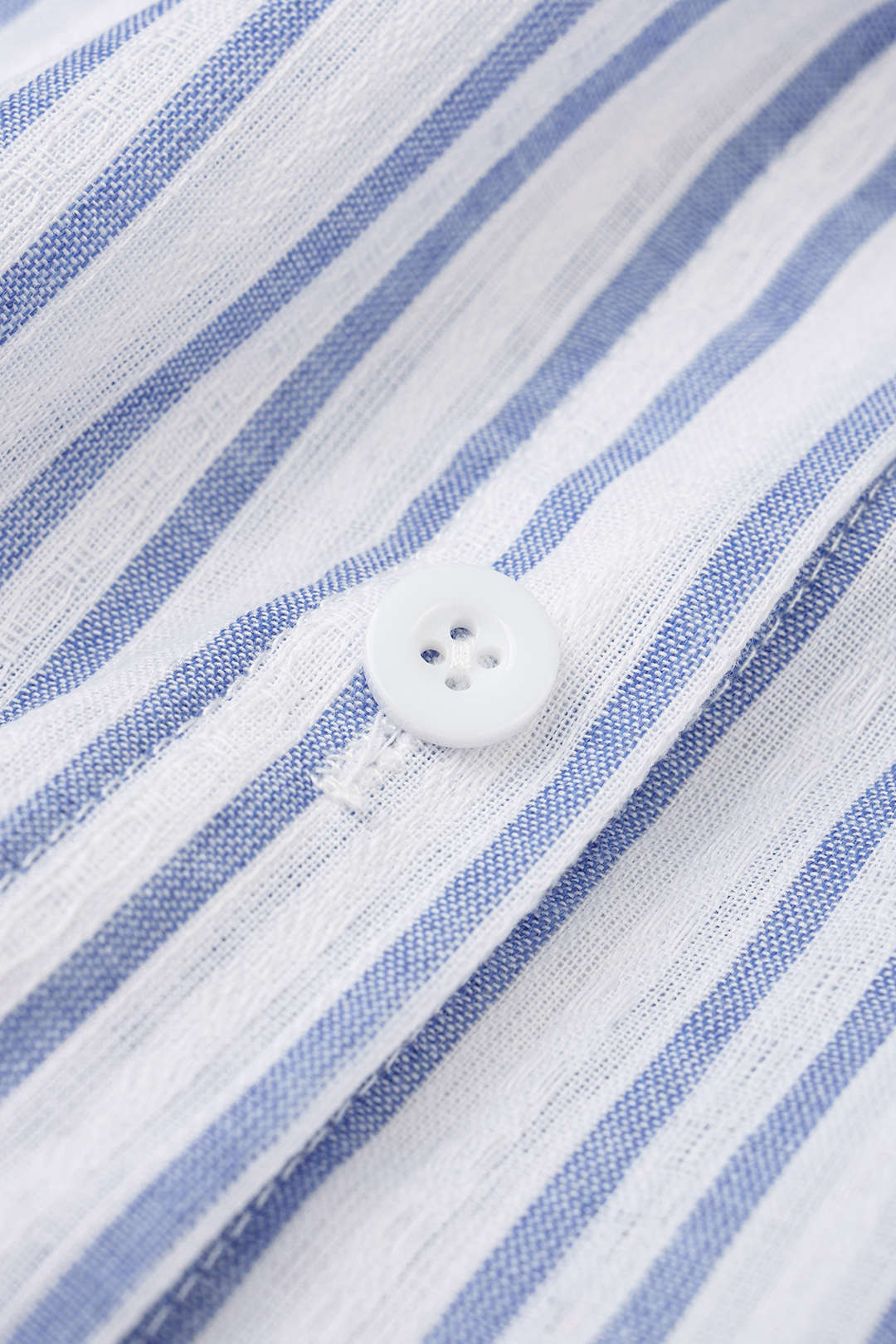 Stripes Print Flutter Short-Sleeve Shirt - Image 4