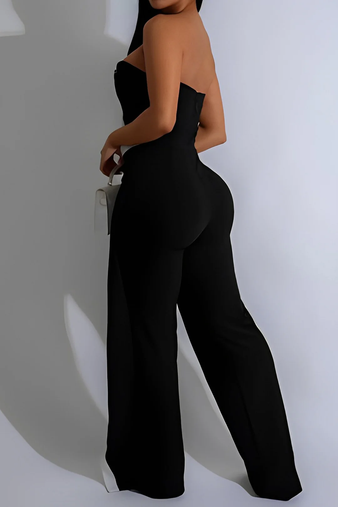 Wrap High Waist Sleeveless Jumpsuit - Image 2