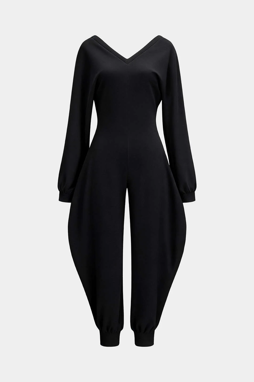 V-Neck Long Sleeve Jumpsuit - Image 12