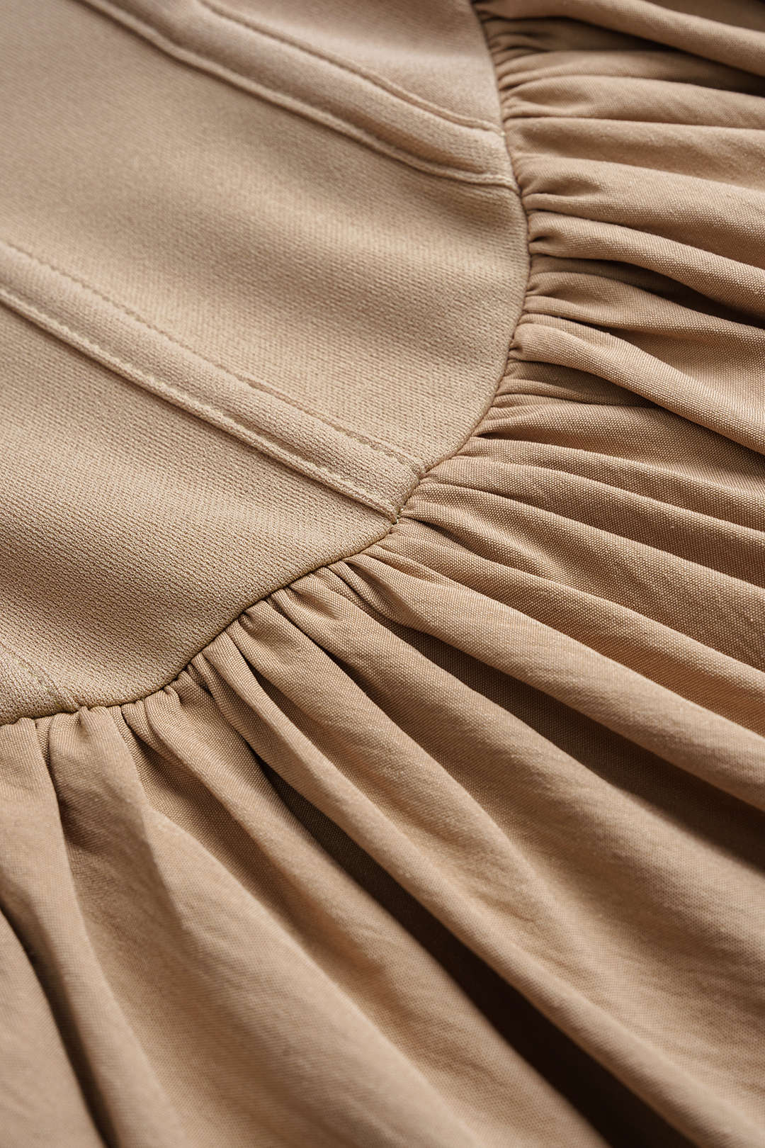 Solid Corset Ruched Slip Sleeveless Jumpsuit - Image 3