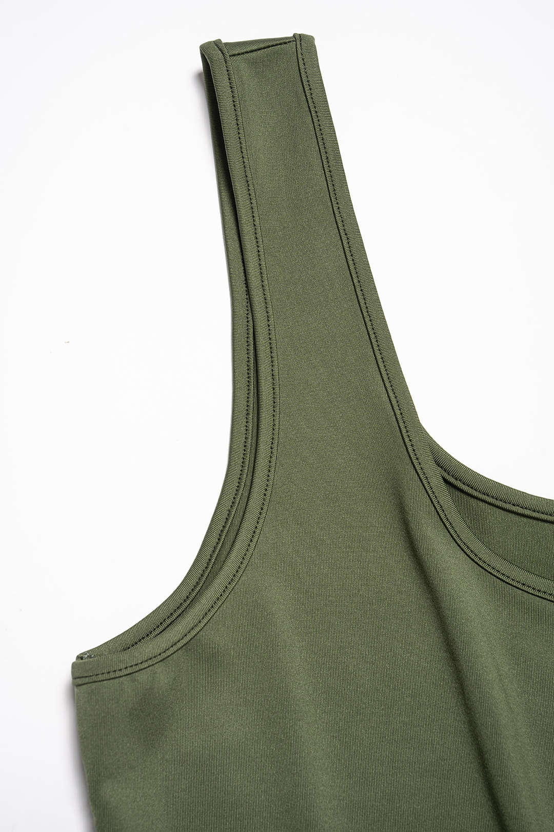Plus Size Square Neck Sleeveless Wide Leg Jumpsuit - Image 3