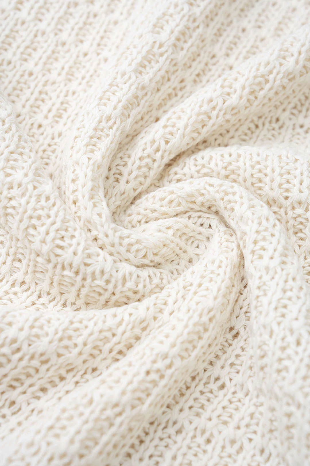Knit Metallic Cut Out Long Sleeve Cover Up - Image 5