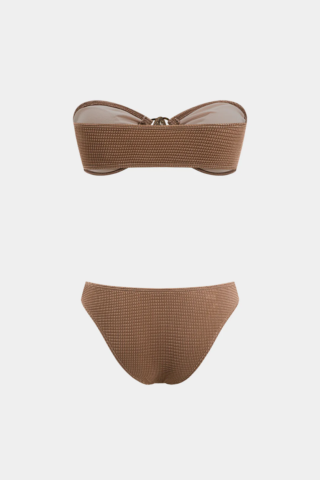 Metallic Decor Bikini And Cover Up Set - Image 3