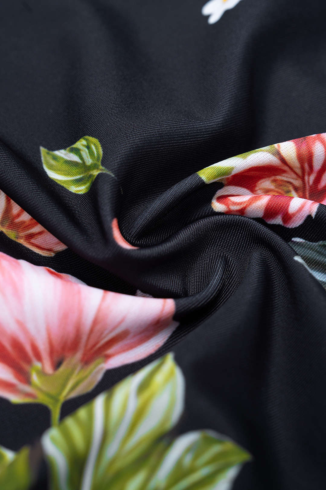 Contrast Floral Print Tie-Up Bikini Set - Image 6