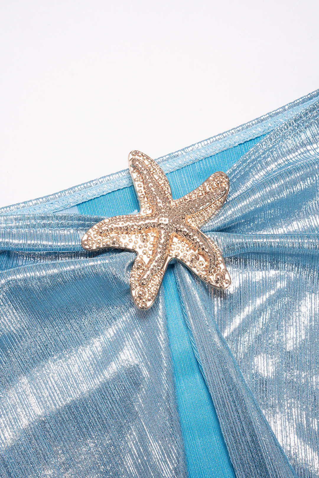 Halter Neck V-Neck Tie-Up Backless Bikini Set - Image 3