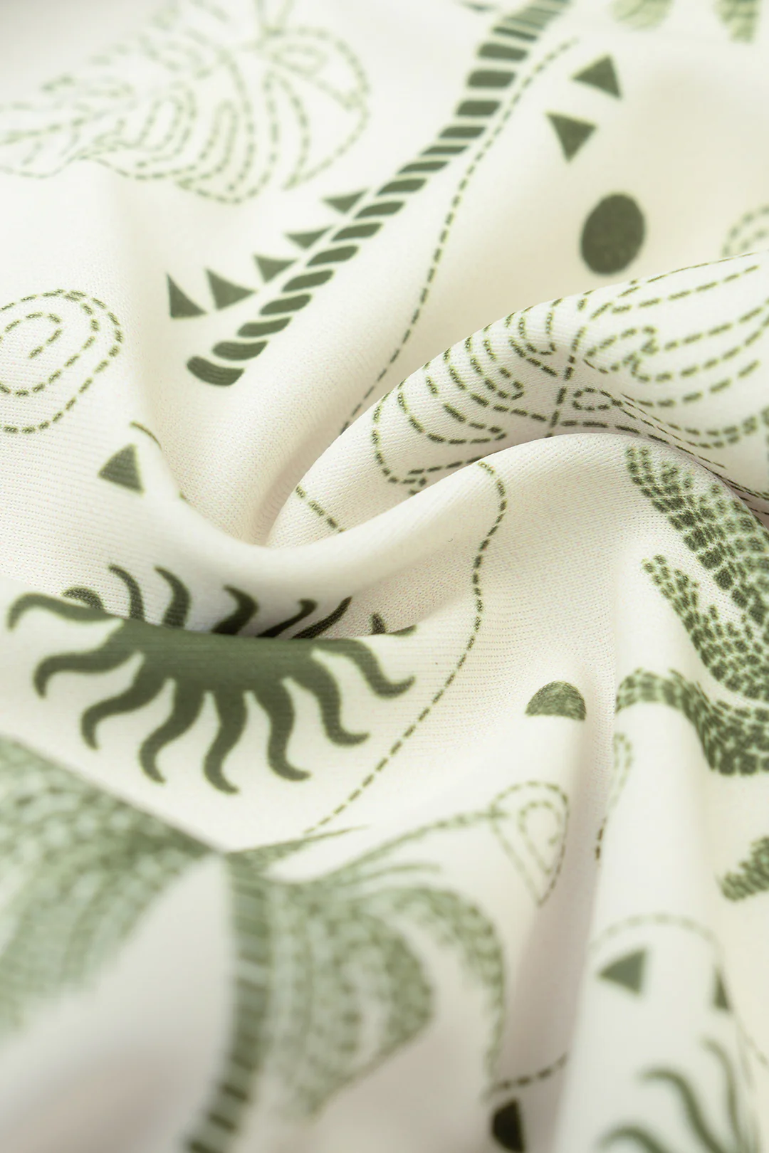 Contrast Coconut Palm Print Bikini Set - Image 4