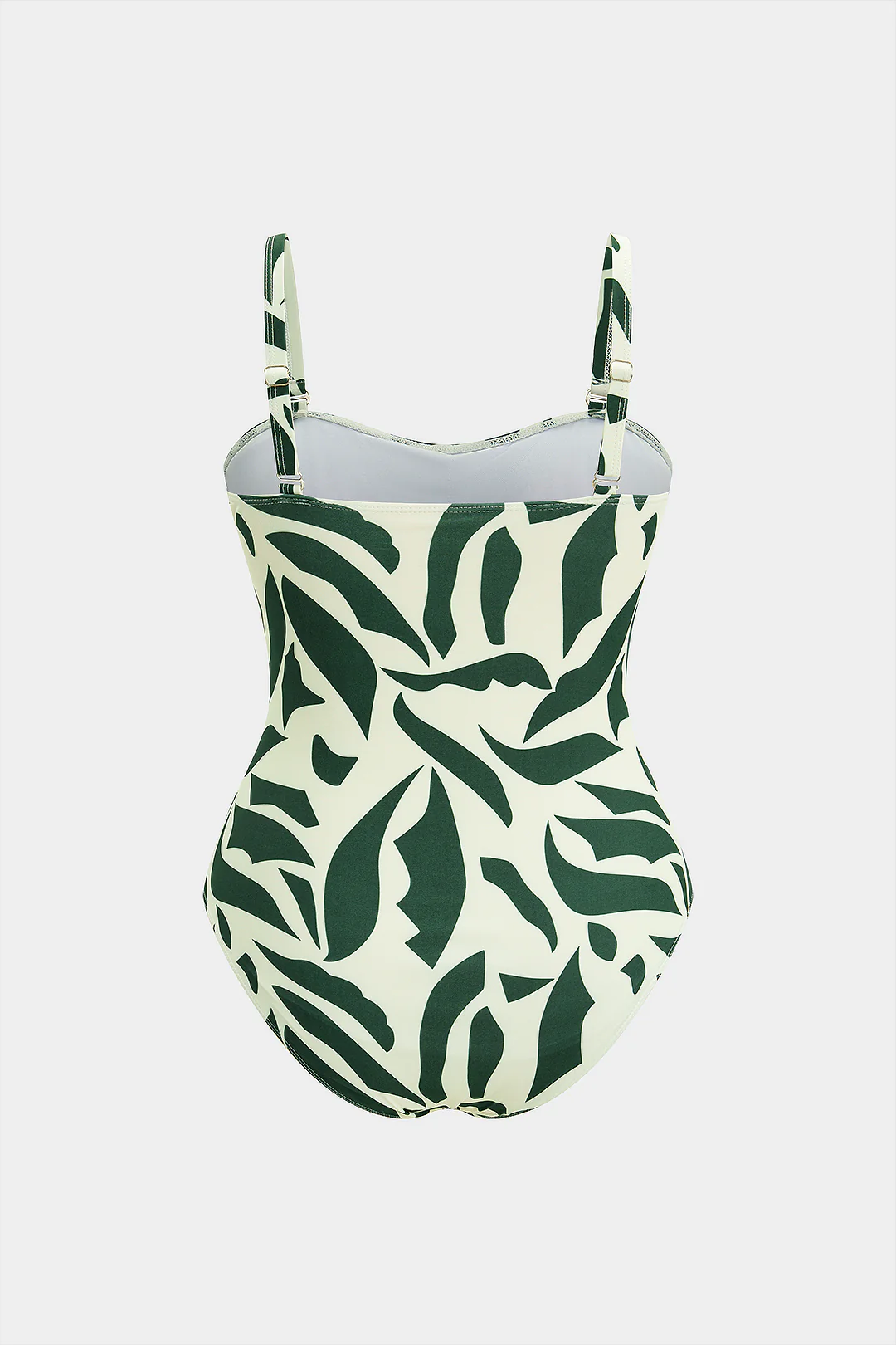 Plus Size Contrast Ruched Swimsuit - Image 2