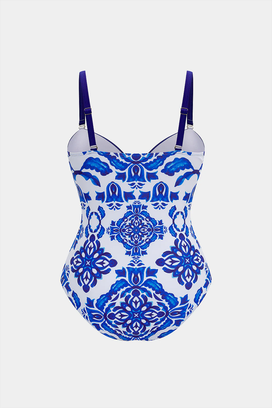Plus Size Artistic Print Swimsuit - Image 2