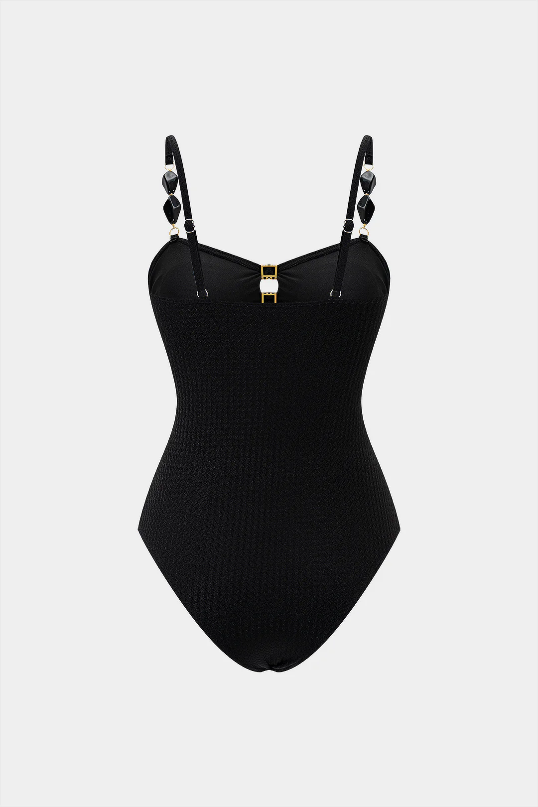 Metallic Beaded Swimsuit - Image 2